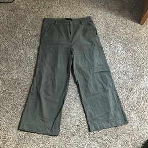 Able Aarti Wide Leg Crop Green size 12